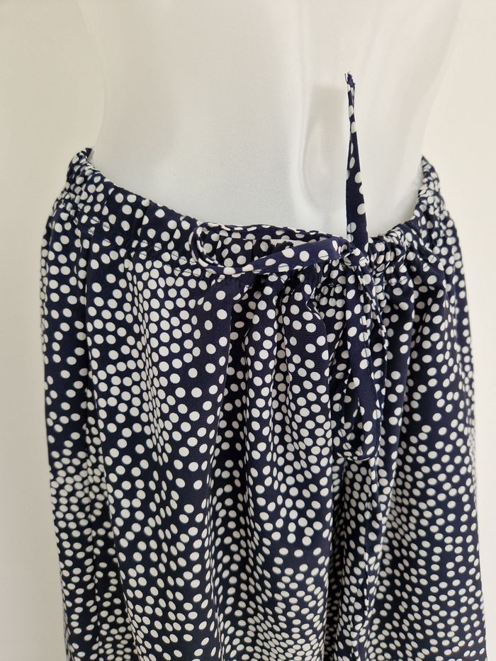 Ensemble blanc et bleu marine à pois blanc - photo numéro 7