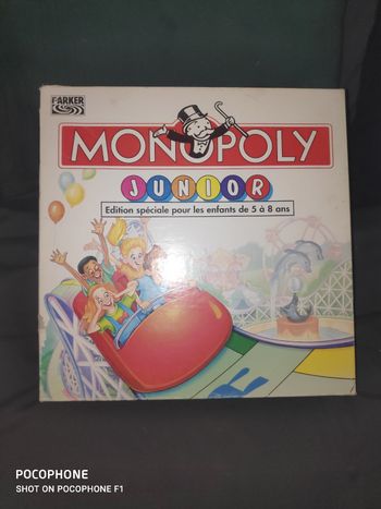 Jeu de société Monopoly junior
