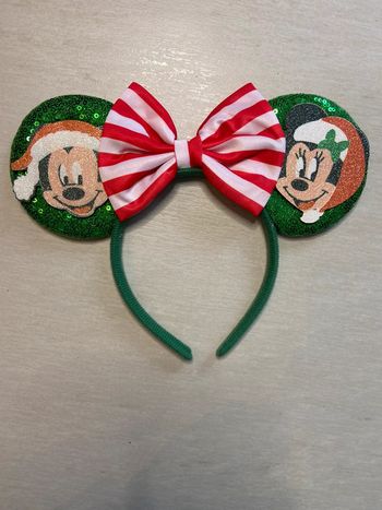 Serre tête oreille de Mickey et minnie à sequin, paillettes