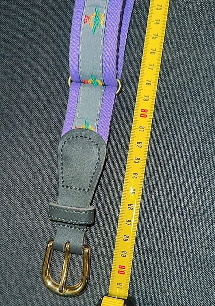Ceinture Violette à motifs Mixte 90CM - photo numéro 4