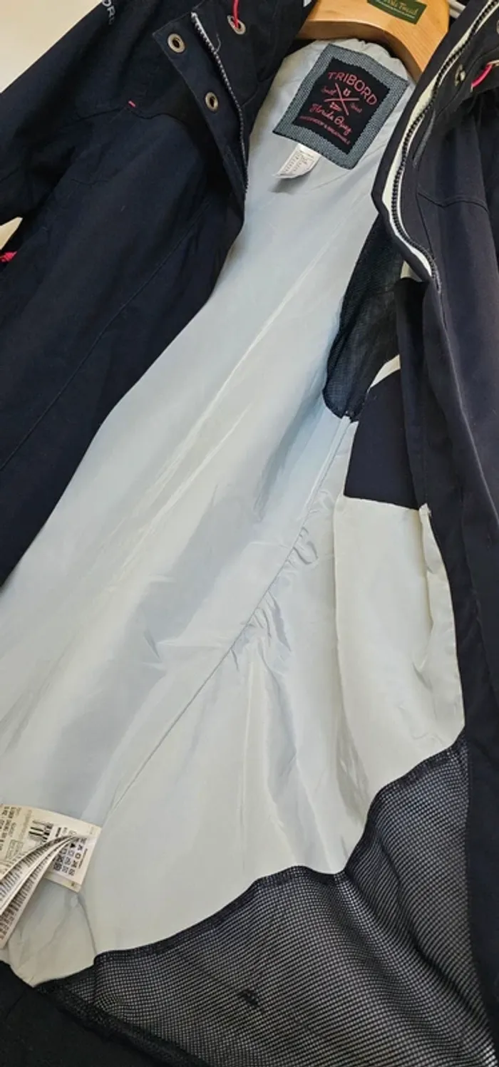 Imper Parka Trench Déperlant Tribord Taille 42 - photo numéro 4