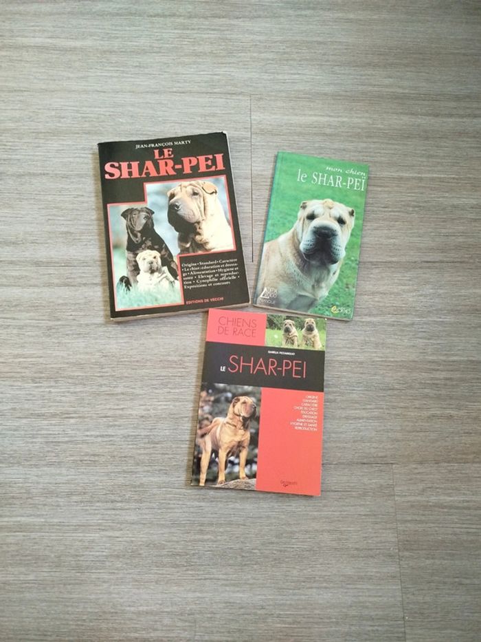 Lot de 3 livres Shar-pei