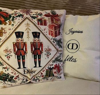 Coussins brodé de Noël