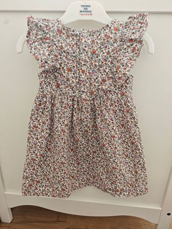 Robe fleurie 86cm