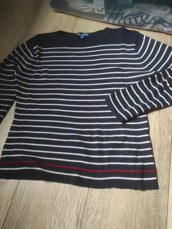 Tee shirt marin taille 2 ou m - photo numéro 2