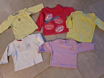 Lot t-shirt ML fille