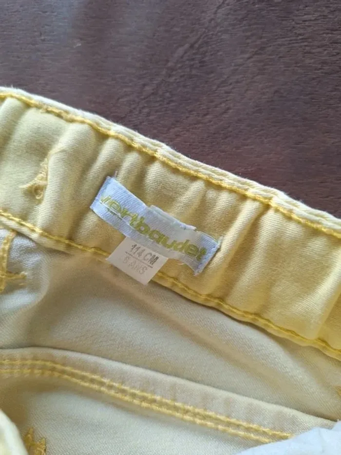 Pantalon jaune Vertbaudet 6 ans - photo numéro 2