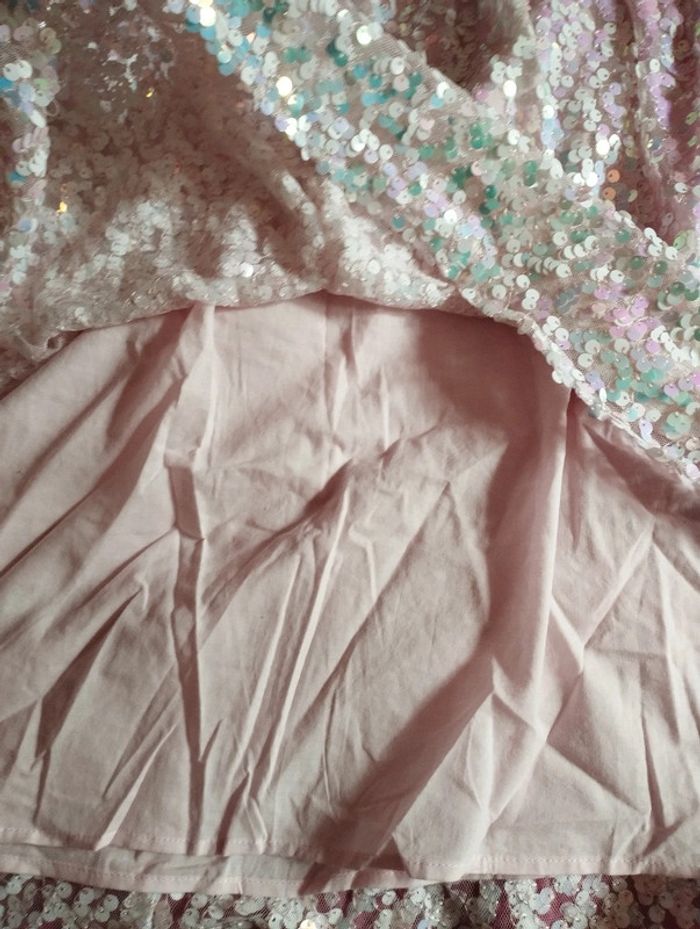 Magnifique robe a sequins Vertbaudet taille 12 ans neuve avec étiquette - photo numéro 7