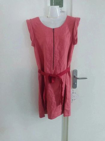 Jolie Robe été 36 en lin chattawak