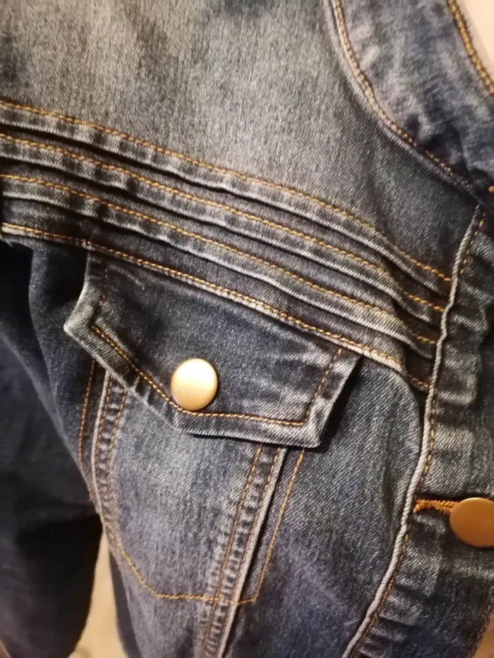 Veste en jean tissaia XS - photo numéro 2