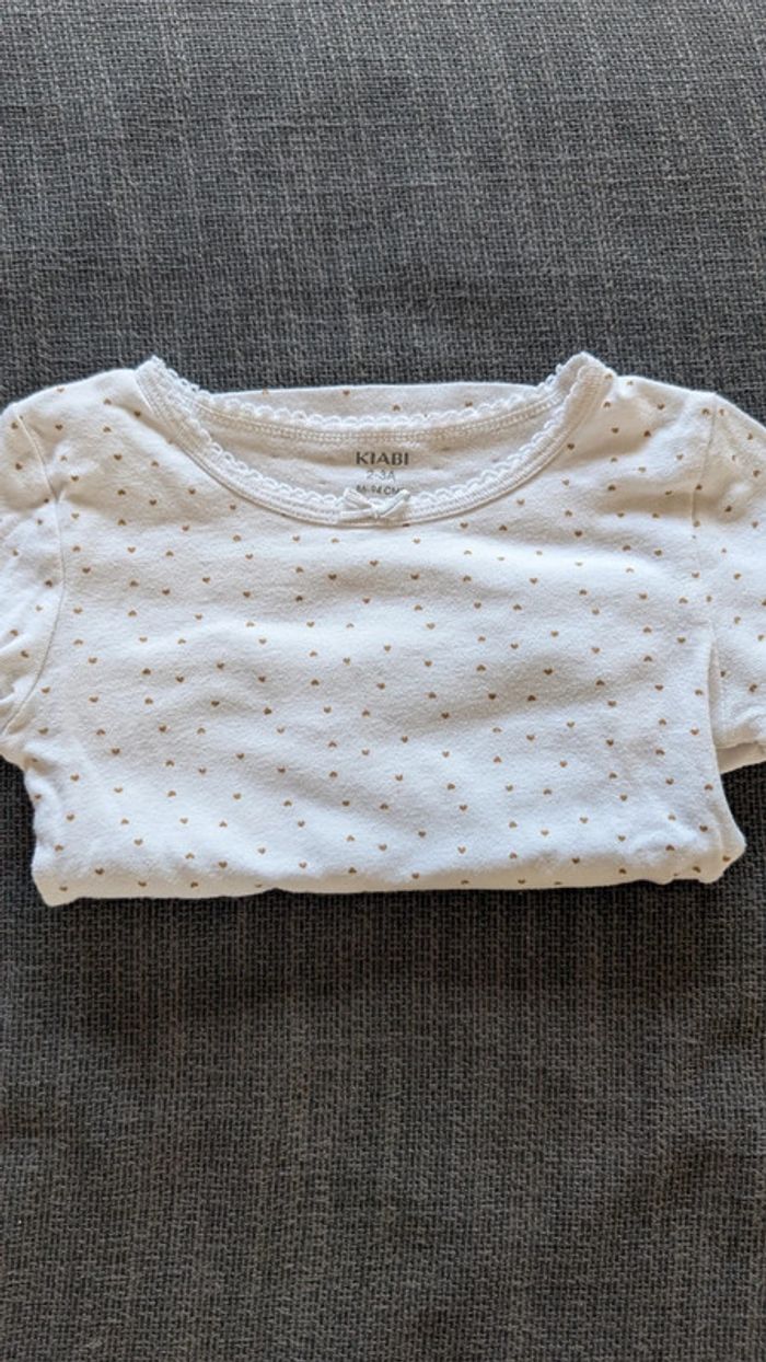Lot de 8 maillots de corps ML taille 2/3 ans - photo numéro 3
