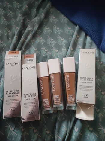 Lots  de 3 fonds de teint Lancôme 405w 420w 405w