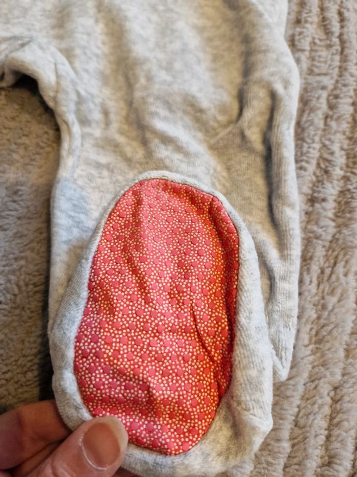 Pyjama velours 1 pièce fille Obaibi 12 mois - photo numéro 2