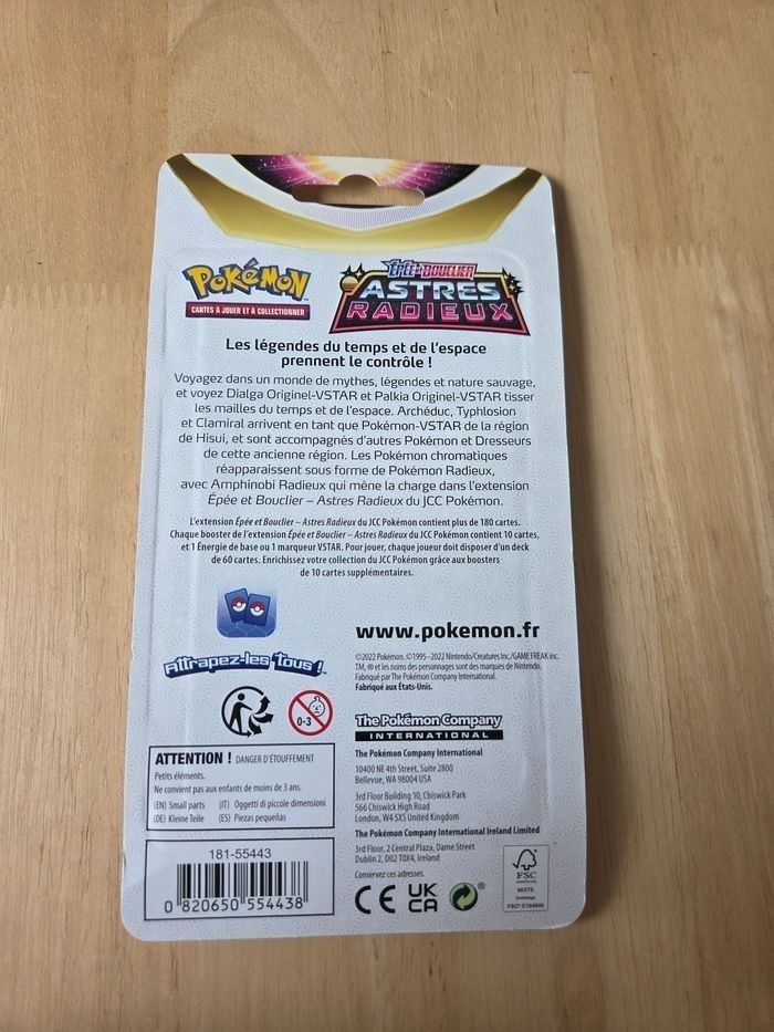 Pokemon Blister booster Astres Radieux EB10 Art Set - photo numéro 9