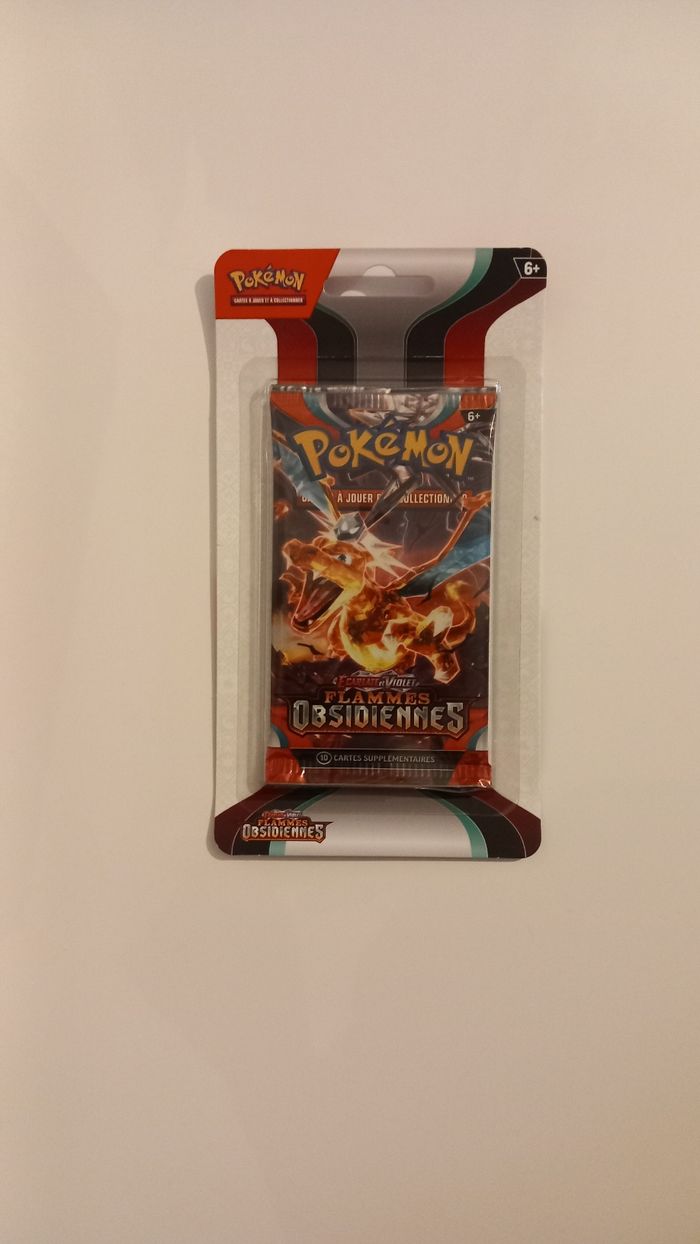 Lot 4 blisters Pokemon flammes obsidiennes - photo numéro 7