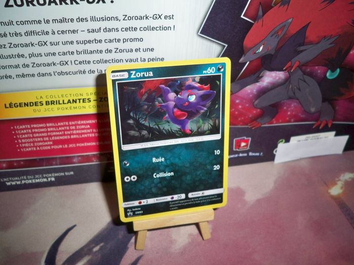 Pokémon - Zorua  SM 84 holo  black star promos - carte pokémon