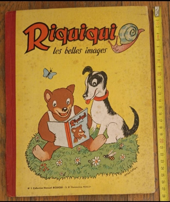 Ancien album Riquiqui les belles images N°1 à 6 1951-1952