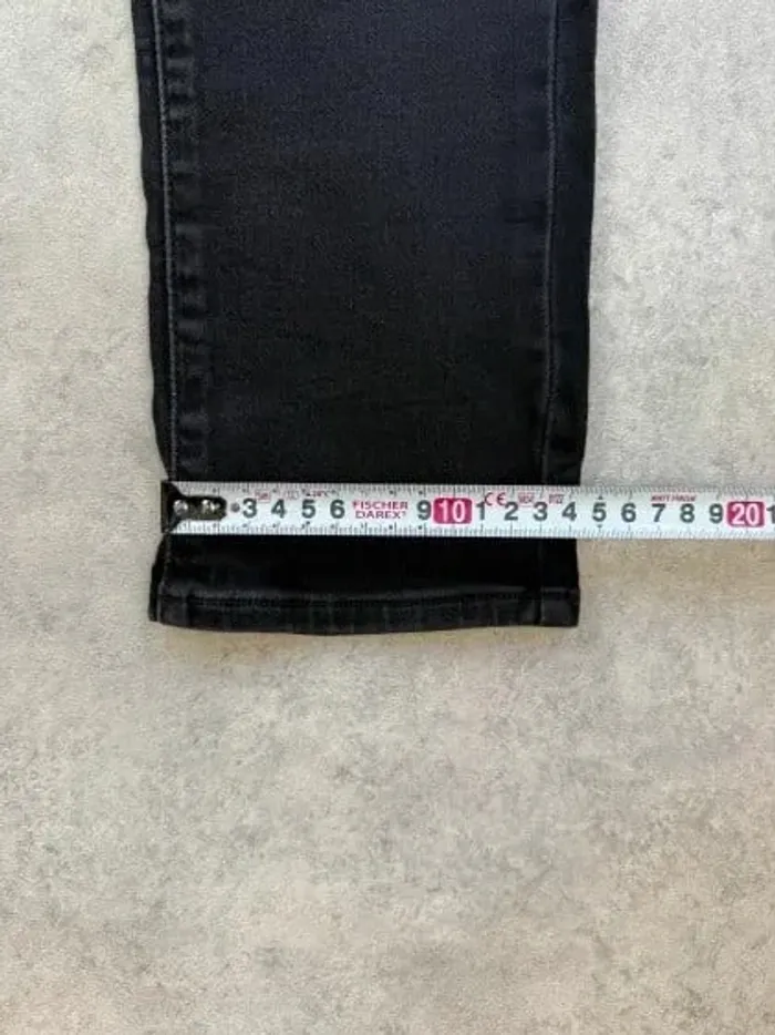 Jeans Levi's Mid Rise Skinny W28 FR38 L32 coupe skinny noir Femme Women pan550b - photo numéro 5
