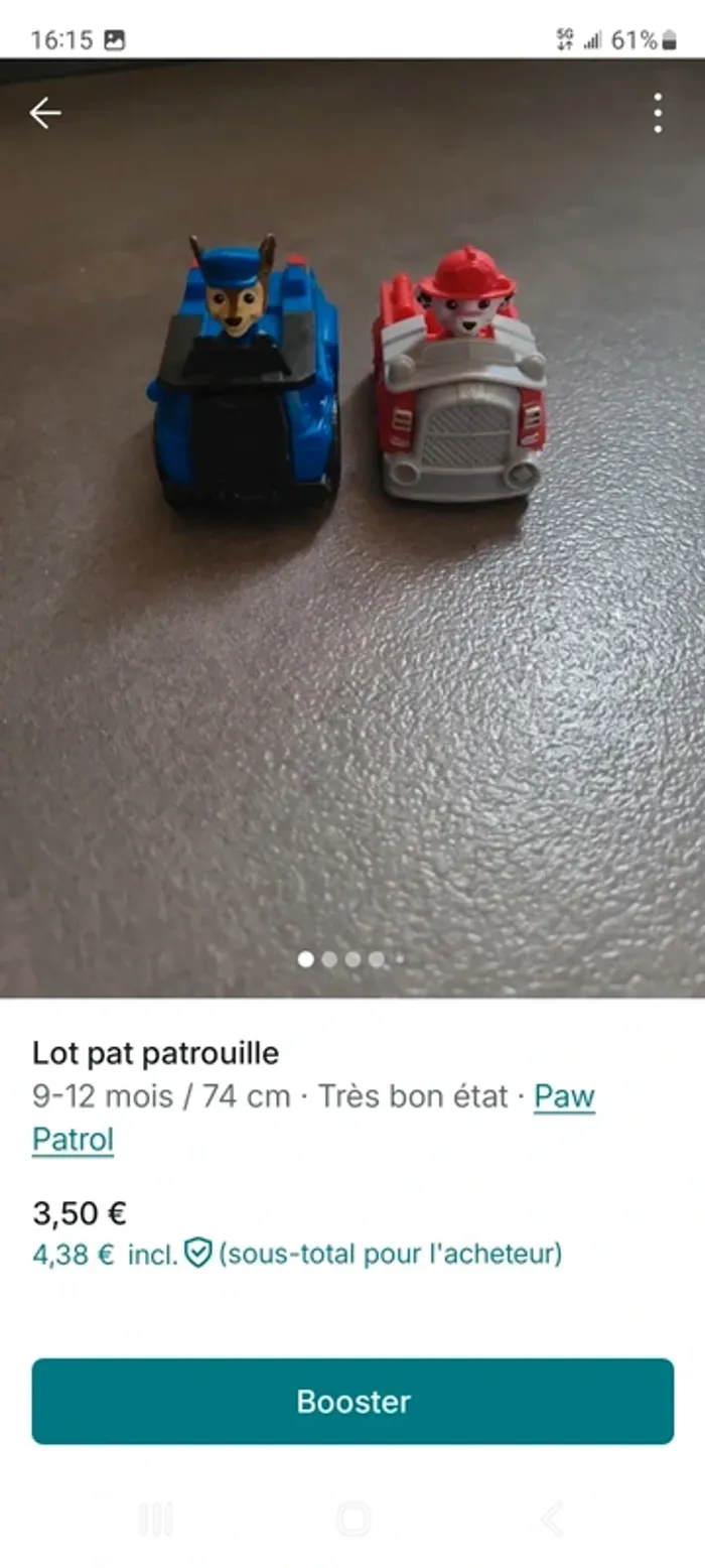 Lot mélangé pat patrouille - photo numéro 3