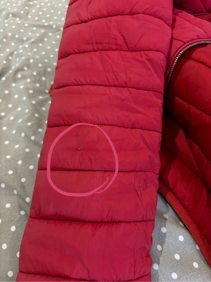 Doudoune Tommy Hilfiger rouge à capuche - Taille XS – Très bon état - photo numéro 9