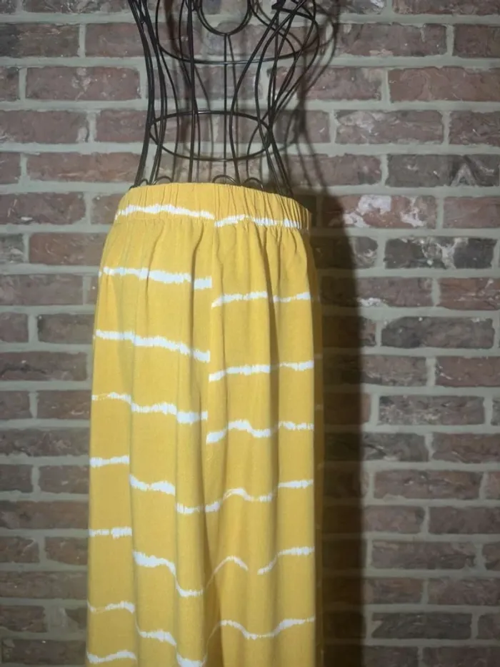 Jupe jaune et blanche Only Taille L / 40 - photo numéro 7