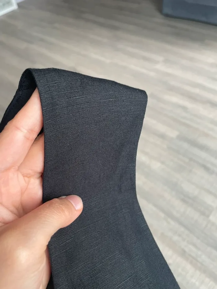 Veste sans manches en lin - photo numéro 4