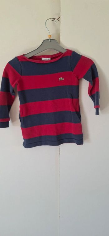 Pull fille lacoste