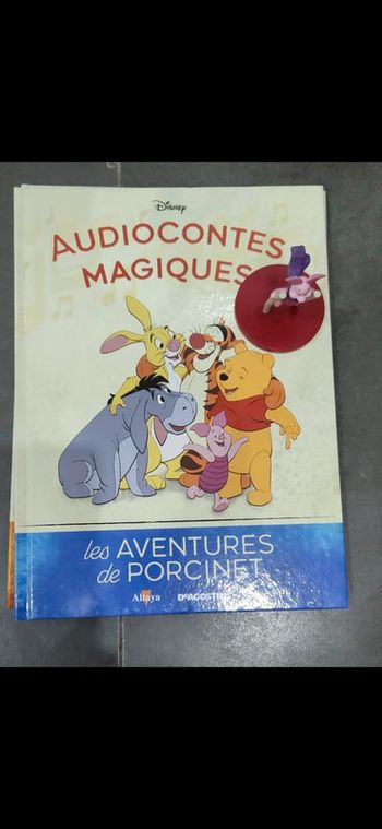 Numéro71 Livre + figurine édition audiocontes Magiques Altaya édition disney audio compte conte