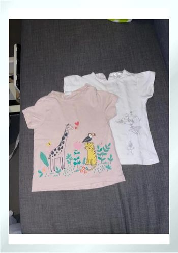 Lot t shirts 18 mois