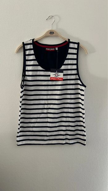 Débardeur marinière taille XL crique privée