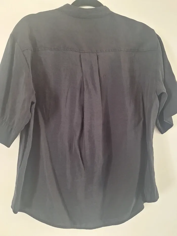 Chemise noire style saharienne - photo numéro 2
