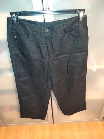 Pantacourt en lin taille 40 / L Gerry Weber