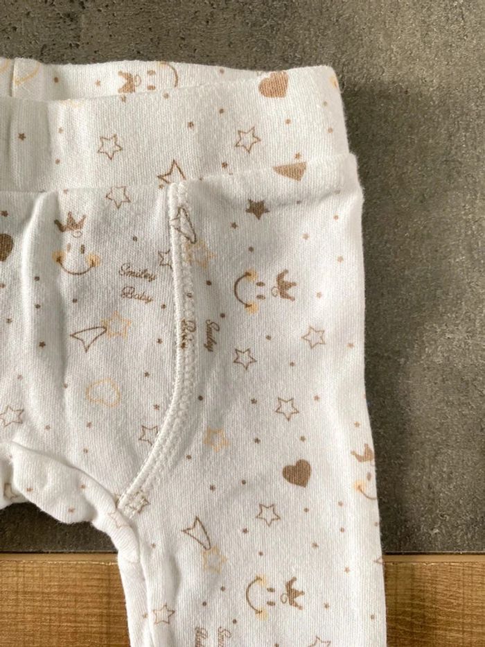 Lot 2 leggings bébé fille, 1 mois - photo numéro 3