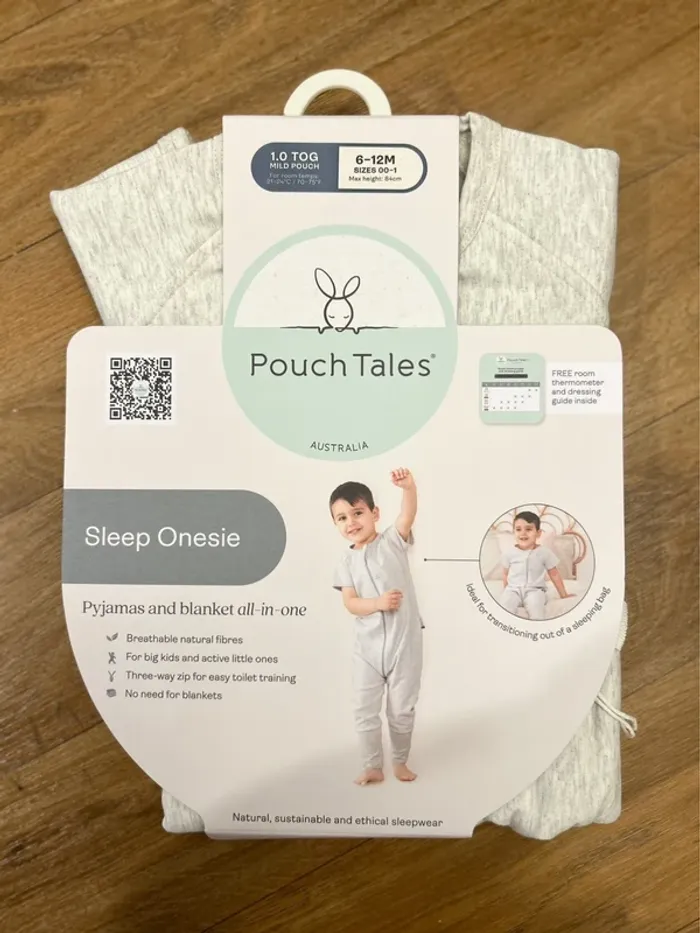 (New) onesie sleep bag 1.0 tog 6-12m
