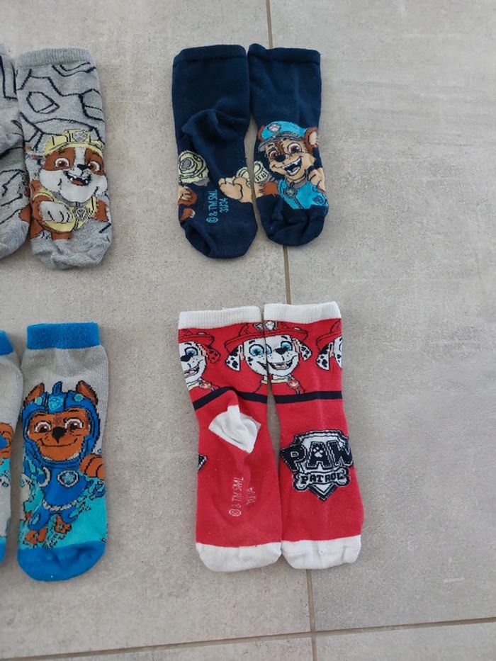 Lot de 4 paires de chaussettes Pattes patrouille - photo numéro 3
