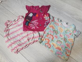 Lot 3 hauts été 6 mois