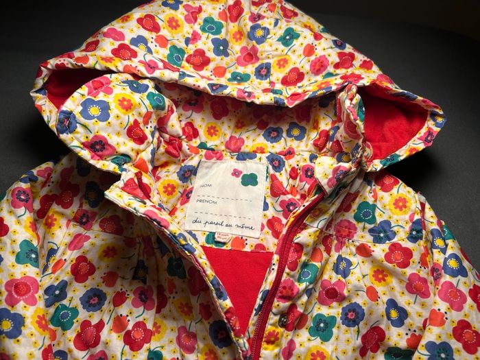 Manteau bébé multicolore DPAM 18 mois TBE - photo numéro 3