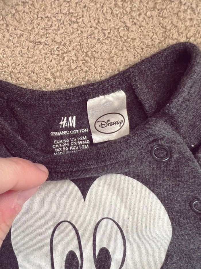 Ensemble Mickey bodie pantalon et bonnet - photo numéro 4