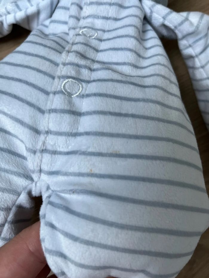 Doudou ours peluche Pabobo très bon état enfant bébé - photo numéro 3