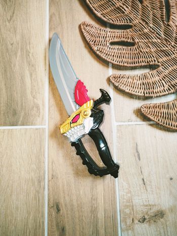 🙅Power rangers dino fury épée rouge noir du ranger Gold marque hasbro