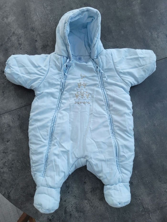 Combinaison mixte 3 mois 60 cm Petit Bateau