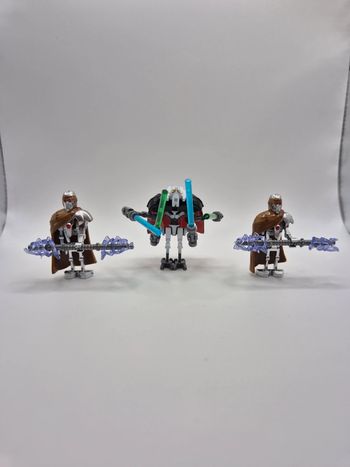Figurines type lego Sith Général Grievious + 2 magna guard  star wars