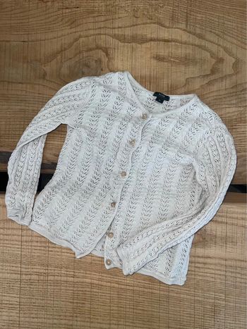 Gilet kiabi bohème broderie taille 36 mois 3 ans fille