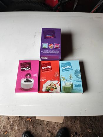 Coffret de 3 livres de cuisine