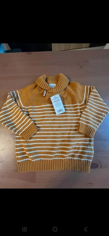 (Neuf non porté) 🏷🥰😍💙 pull tricot 23 mois garçon 💙😍🥰