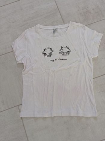 Tee shirt blanc