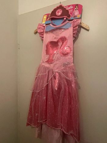 Barbie - déguisement Robe Luxe Princesse paillettes 5-6 ans