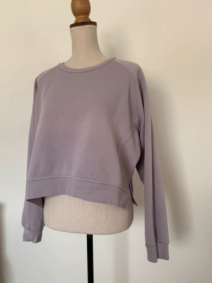 Sweat haut maglione Suéter trui pull sweat-shirt pullover overhemd Camisola Sudadera felpa Lila - photo numéro 2