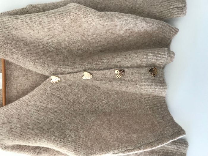 Gilet Élégant avec Boutons Dorés en Forme de Cœurs - INAPRIL - photo numéro 3