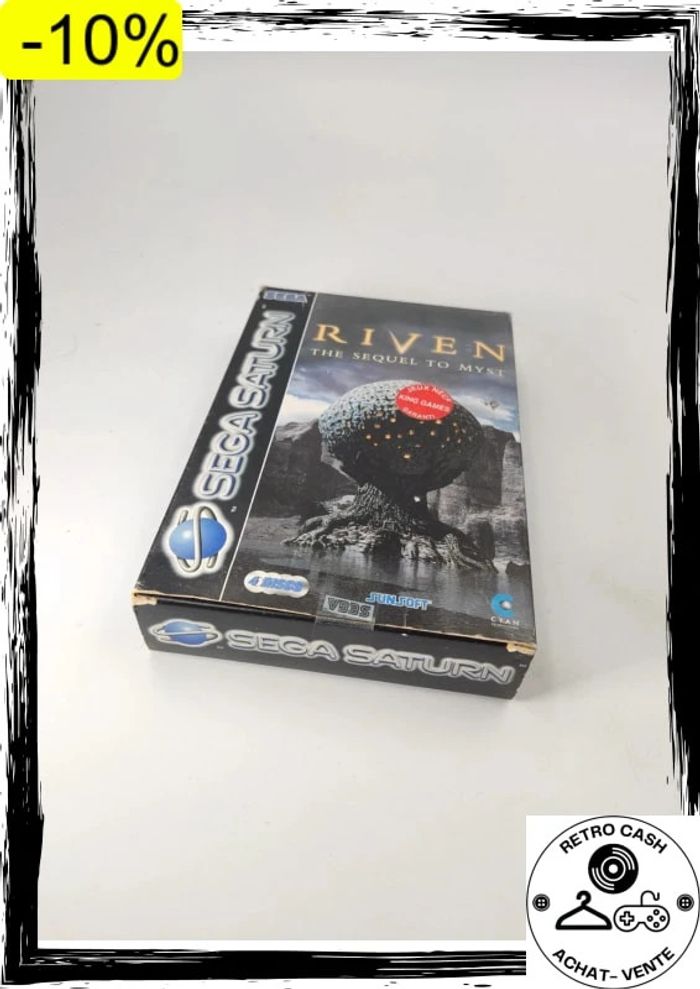Jeu Sega Saturn Riven The Sequel To Myst avec fourreau - photo numéro 16